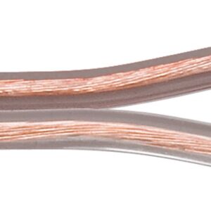 Cavo Audio per diffusori acustici Trasparente 2,5 mm² matassa 100m