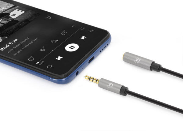 Cavo Audio Stereo AUX 3.5mm Alta Qualità M/F 5m - immagine 6