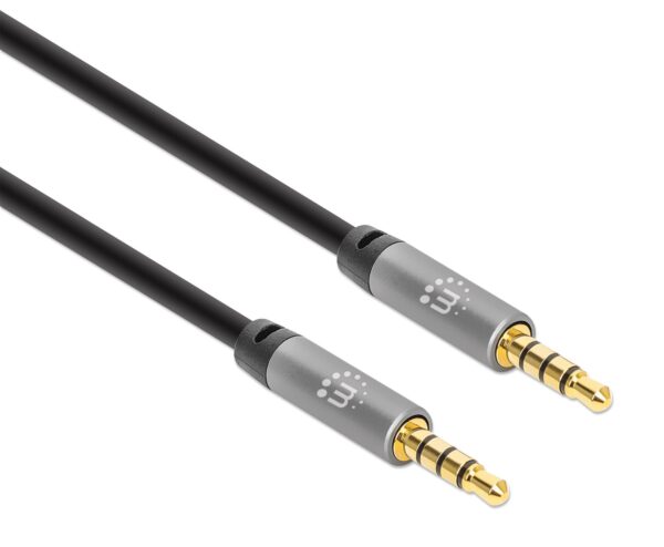 Cavo Audio Stereo AUX 3.5mm Alta Qualità M/M 2m - immagine 3