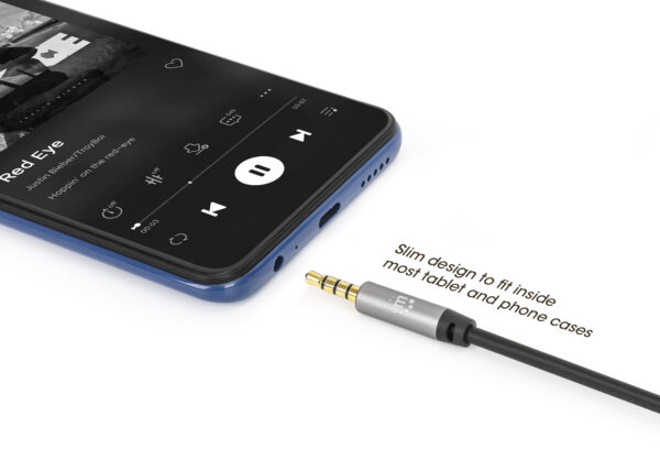 Cavo Audio Stereo AUX 3.5mm Alta Qualità M/M 2m - immagine 8