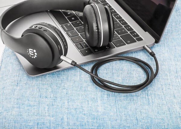 Cavo Audio Stereo AUX 3.5mm Alta Qualità M/M 2m - immagine 9