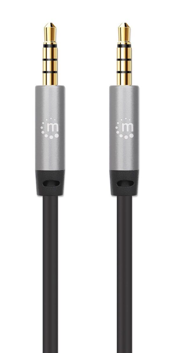 Cavo Audio Stereo AUX 3.5mm Alta Qualità M/M 2m - immagine 4
