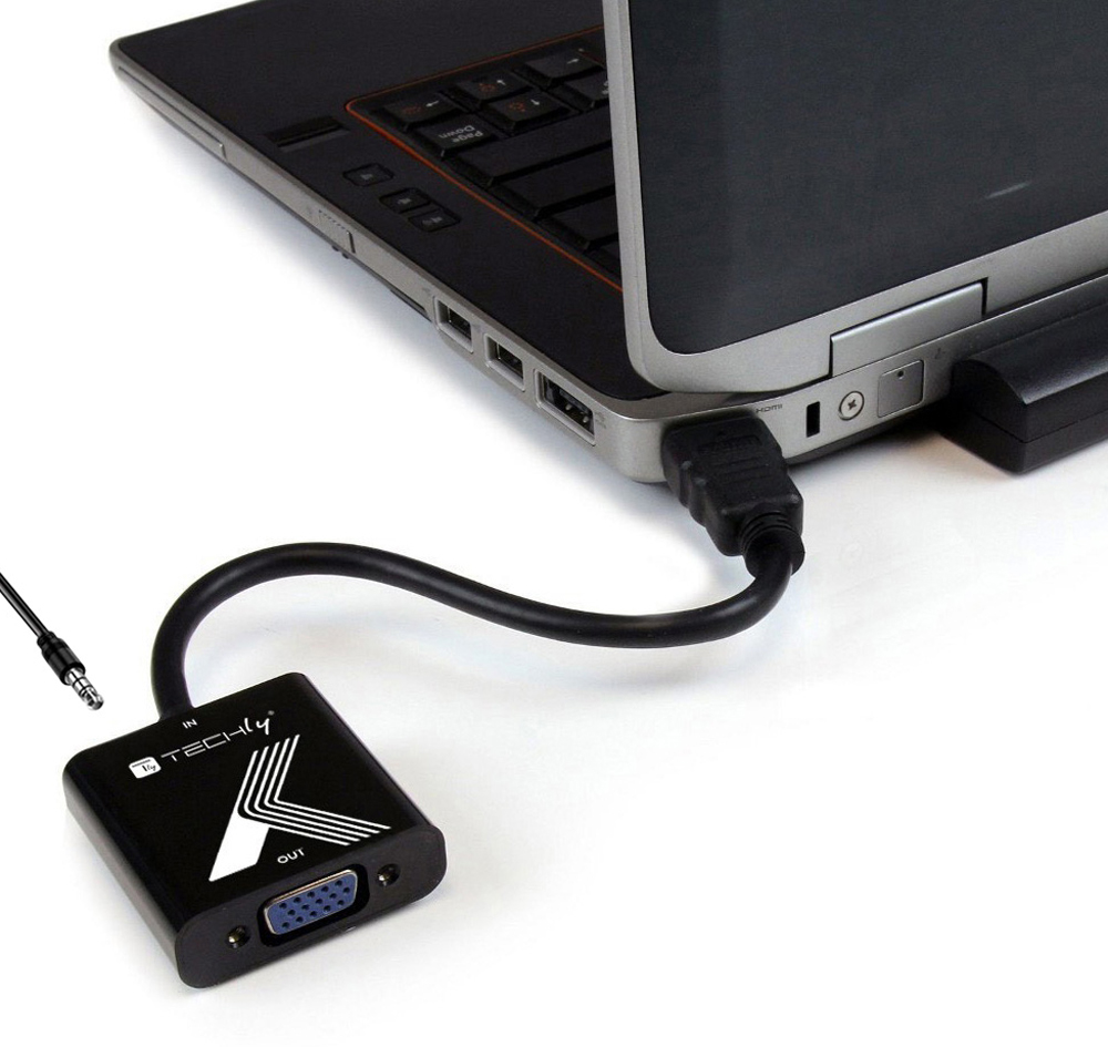 Cavo Convertitore Adattatore da HDMI™ a VGA 1920x1200 a 60Hz con Audio 3.5'' - immagine 9