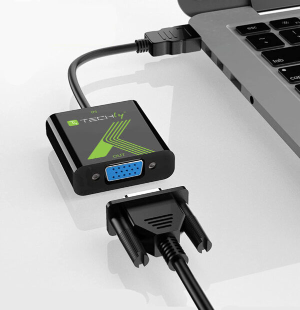 Cavo Convertitore Adattatore da HDMI™ a VGA 1920x1200 con Audio 3.5'' - immagine 7