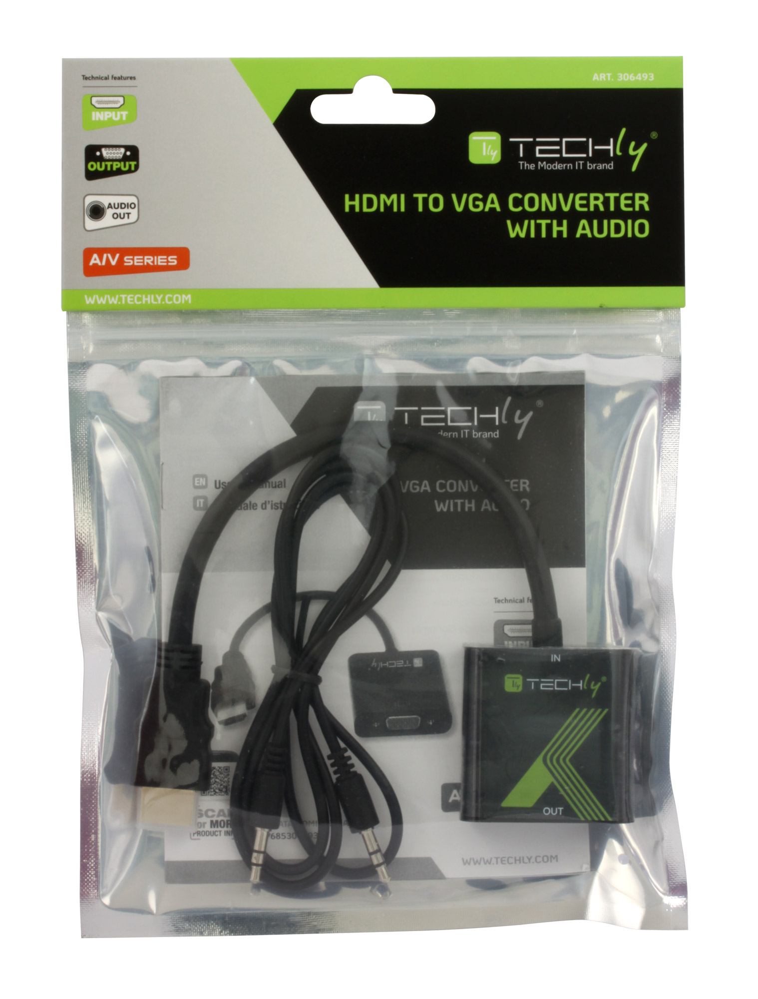 Cavo Convertitore Adattatore da HDMI™ a VGA 1920x1200 con Audio 3.5'' - immagine 2