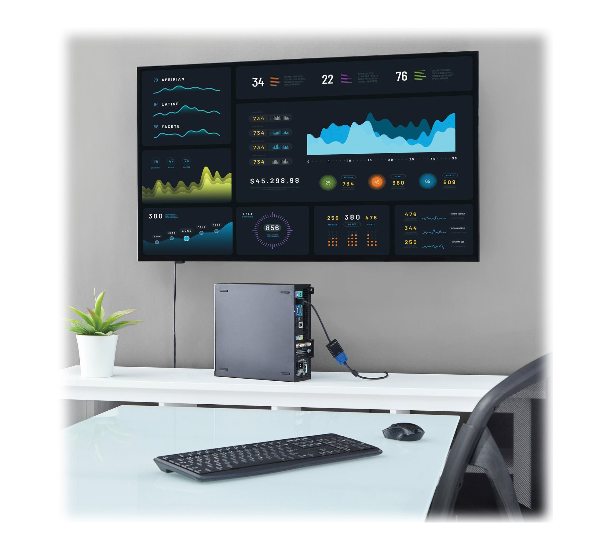 Cavo Convertitore Adattatore da HDMI™ a VGA con Micro USB e Audio - immagine 10