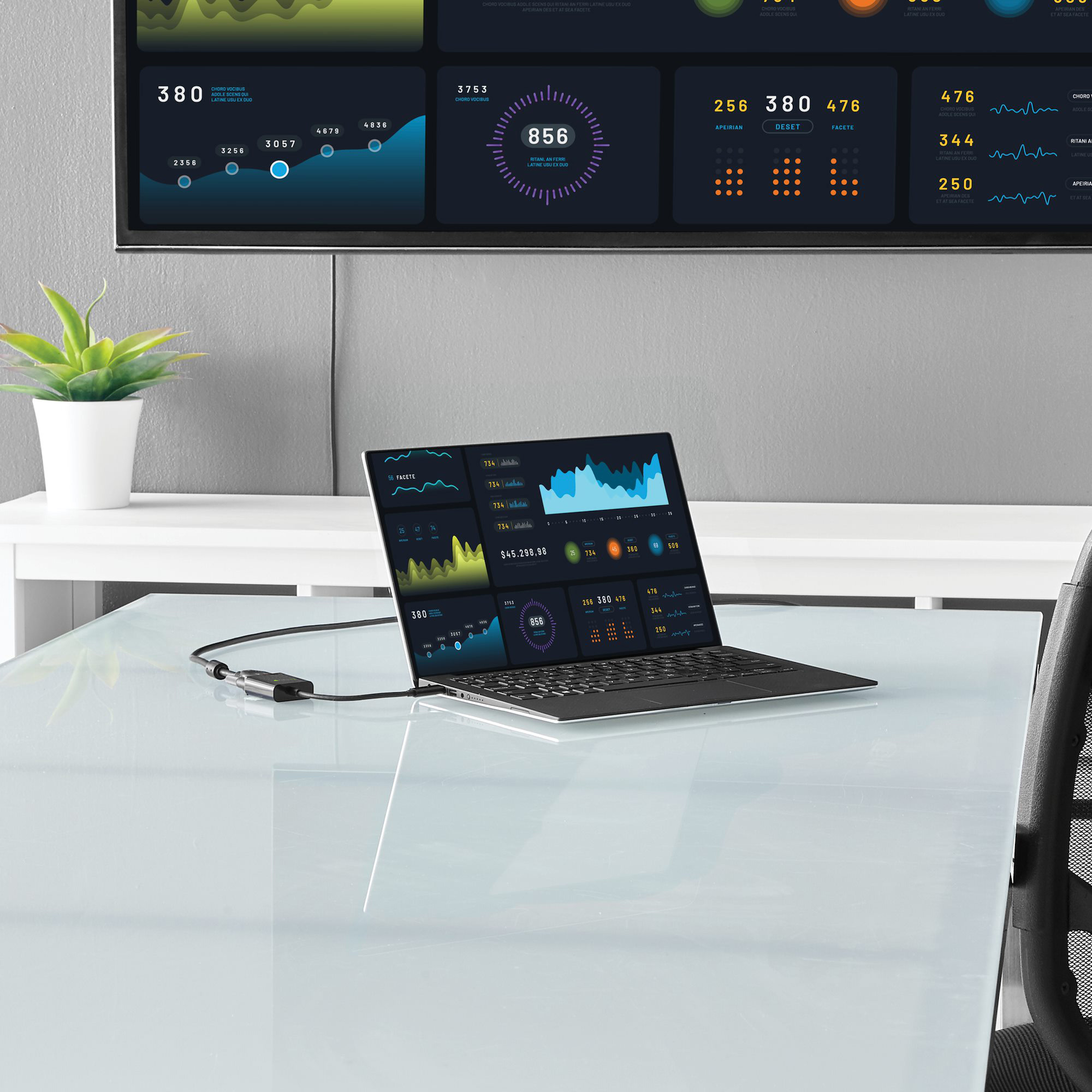 Cavo Convertitore Adattatore da HDMI™ a VGA con Micro USB e Audio - immagine 9