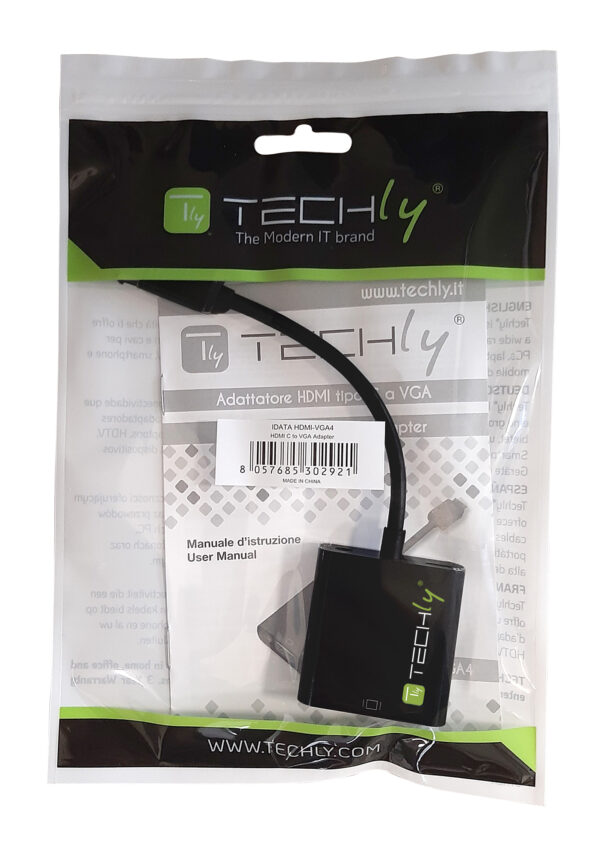 Cavo Convertitore Adattatore da HDMI™ mini C a VGA con Micro USB e Audio - immagine 2