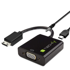 Cavo Convertitore Adattatore da HDMI™ mini C a VGA con Micro USB e Audio