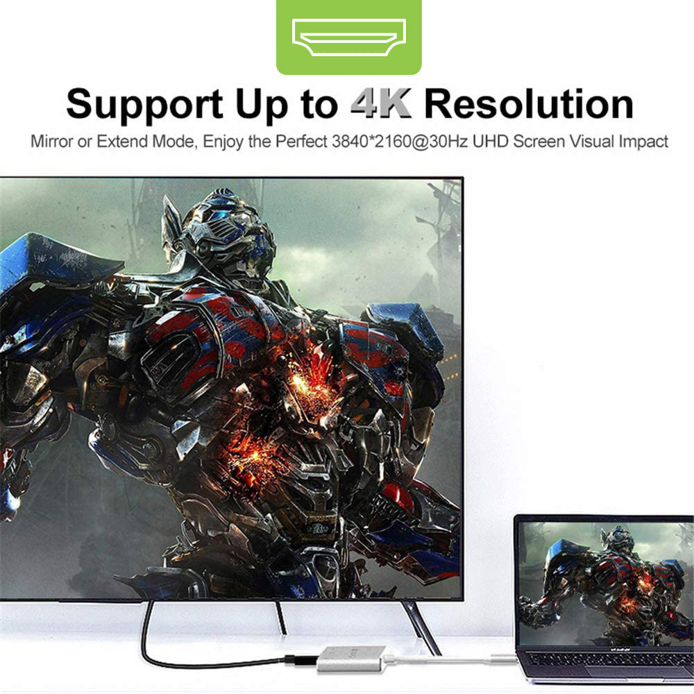 Cavo Convertitore Adattatore da USB-C™ a USB 3.0, HDMI e PD - immagine 10