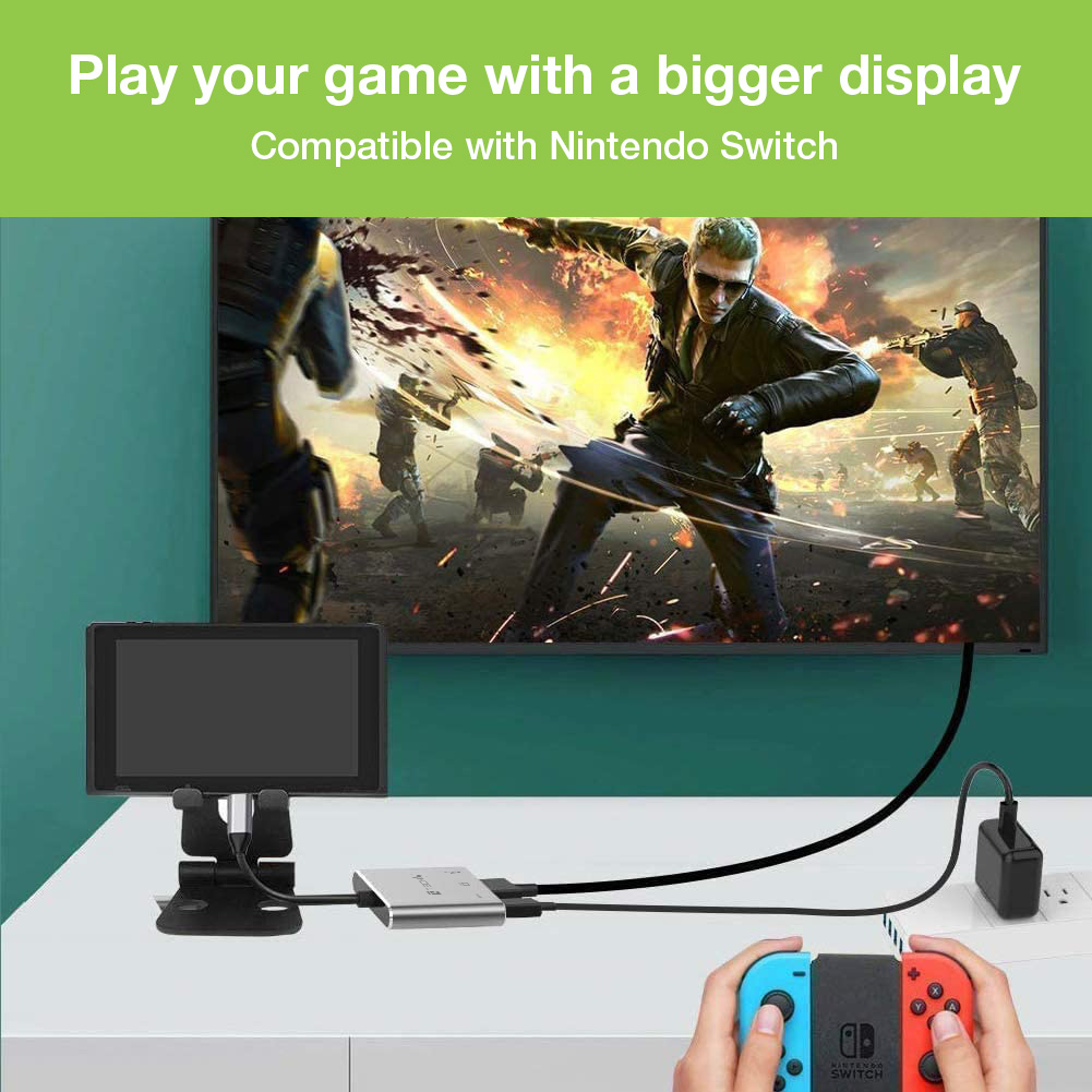 Cavo Convertitore Adattatore da USB-C™ a USB 3.0, HDMI e PD - immagine 8