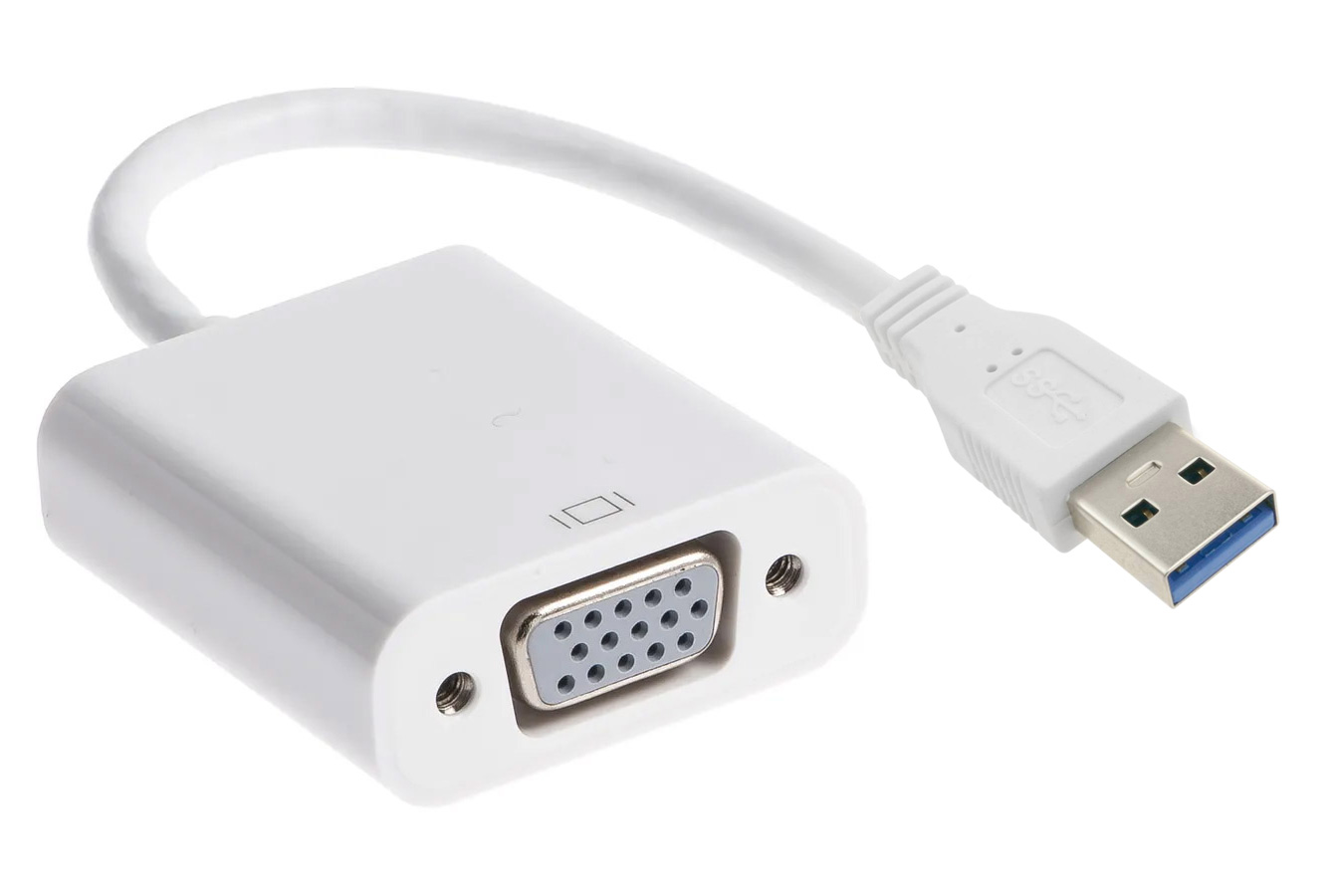 Cavo Convertitore Adattatore da USB 3.0 USB A Maschio a VGA Femmina - immagine 2