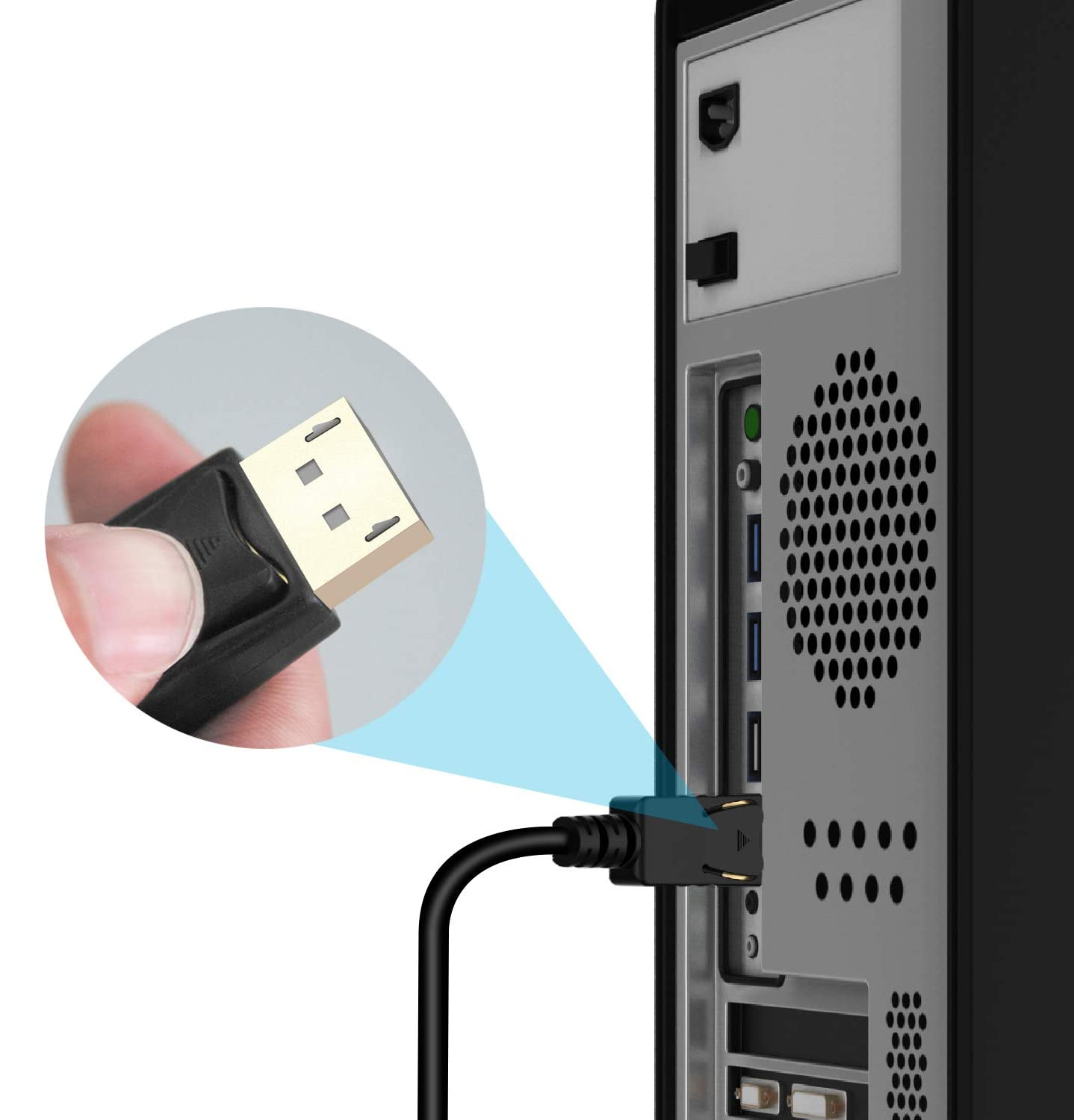 Cavo Convertitore da DisplayPort 1.2 a HDMI 4K 1m - immagine 6