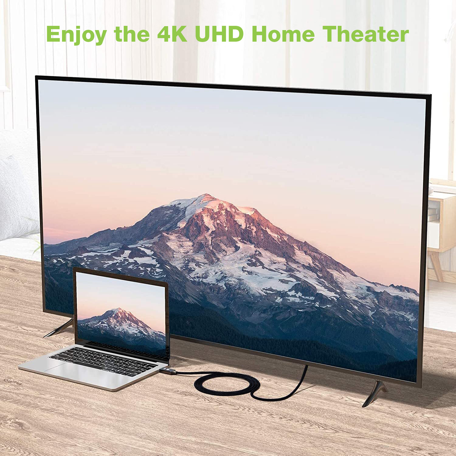 Cavo Convertitore da DisplayPort 1.2 a HDMI 4K 1m - immagine 9