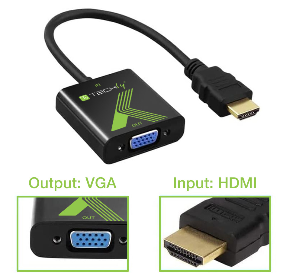Cavo Convertitore Adattatore da HDMI™ a VGA 1920x1200 - immagine 4