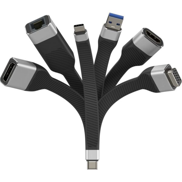 Cavo Corto Piatto USB-C™ Maschio a Displayport Femmina FPC 13,1 cm - immagine 10