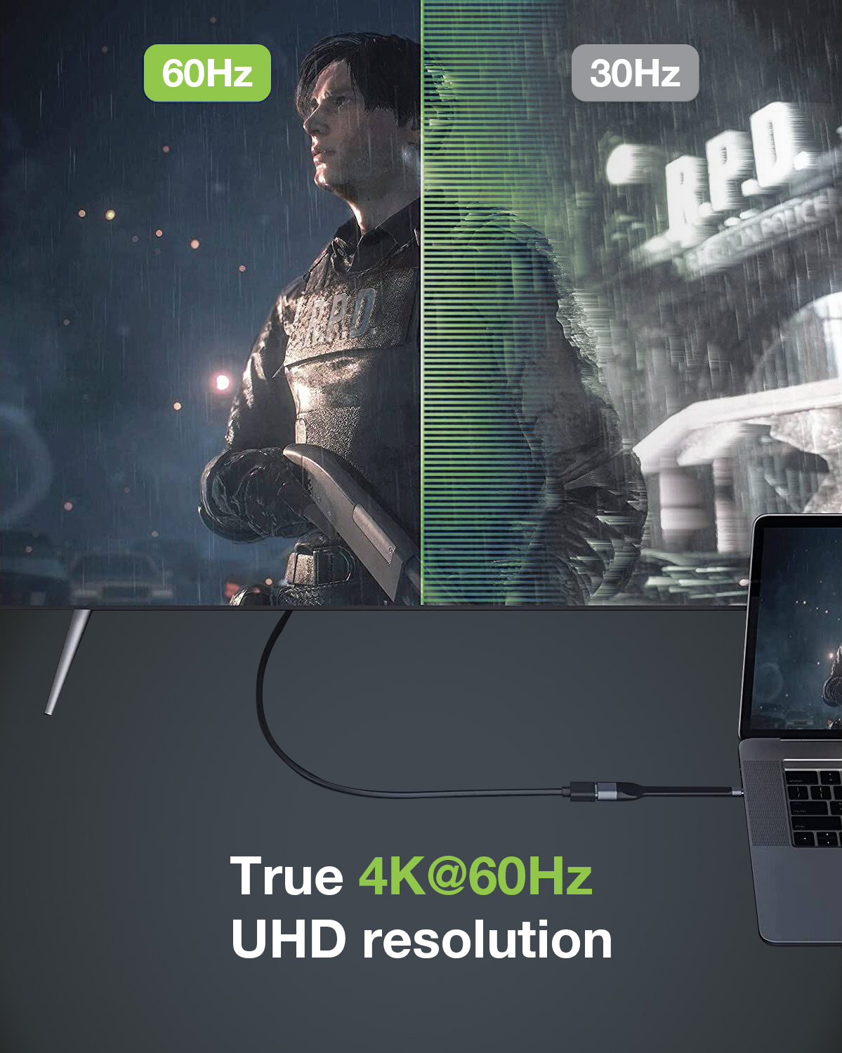 Cavo Corto Piatto USB-C™ Maschio a HDMI Femmina FPC 13,6 cm - immagine 9