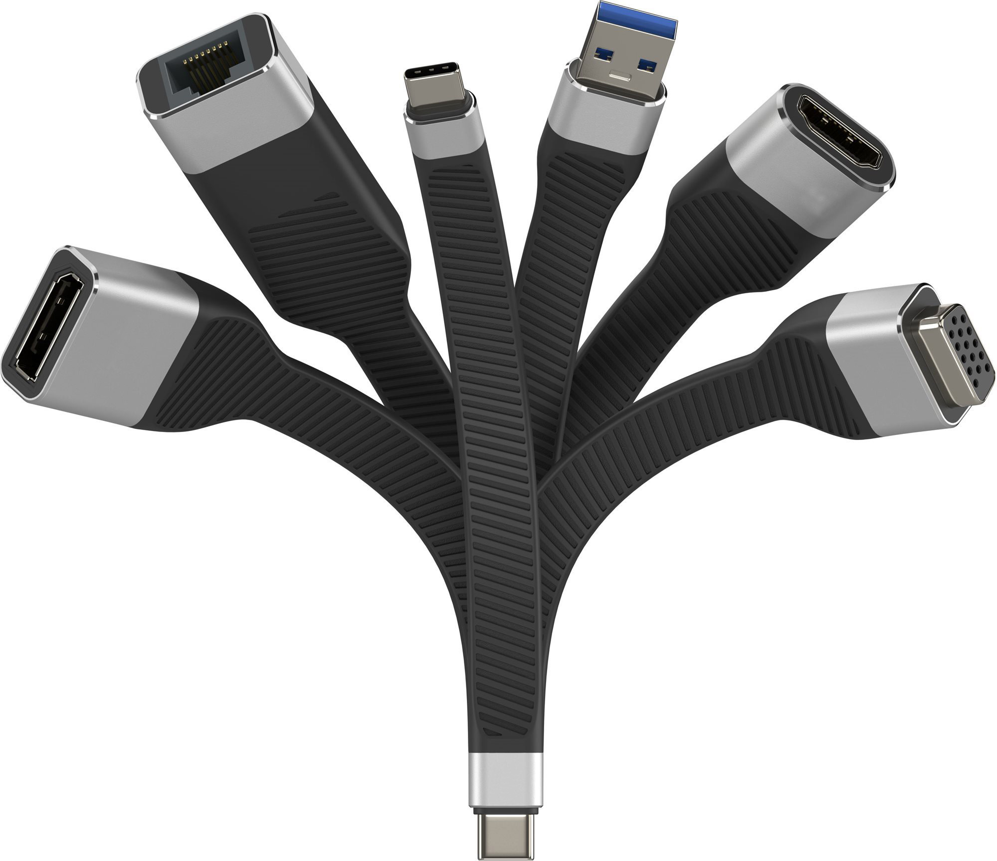 Cavo Corto Piatto USB-C™ Maschio a RJ45 Femmina FPC 14,4 cm - immagine 10