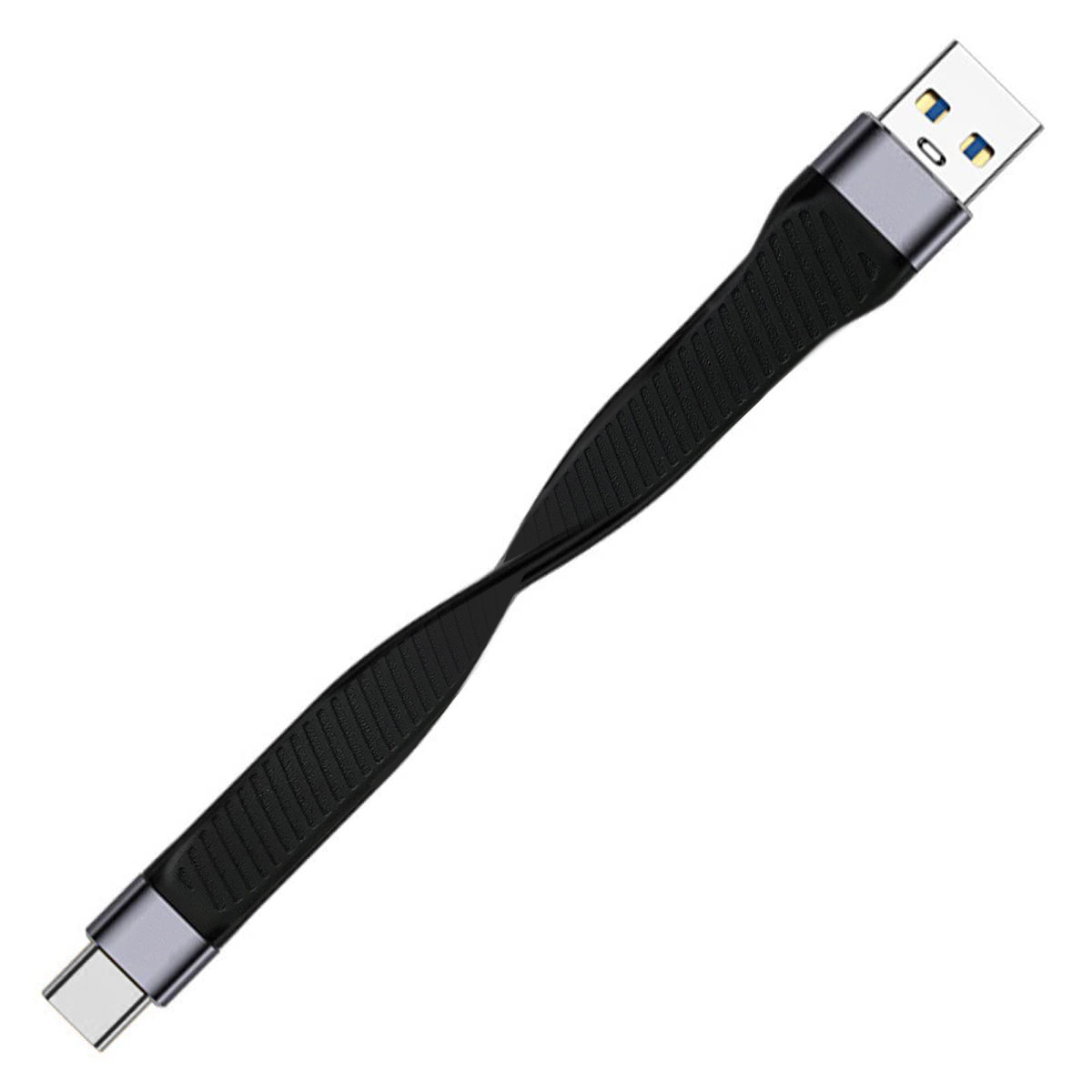Cavo Corto Piatto USB-C™ Maschio a USB-A Maschio Ricarica Rapida FPC 12 cm - immagine 10