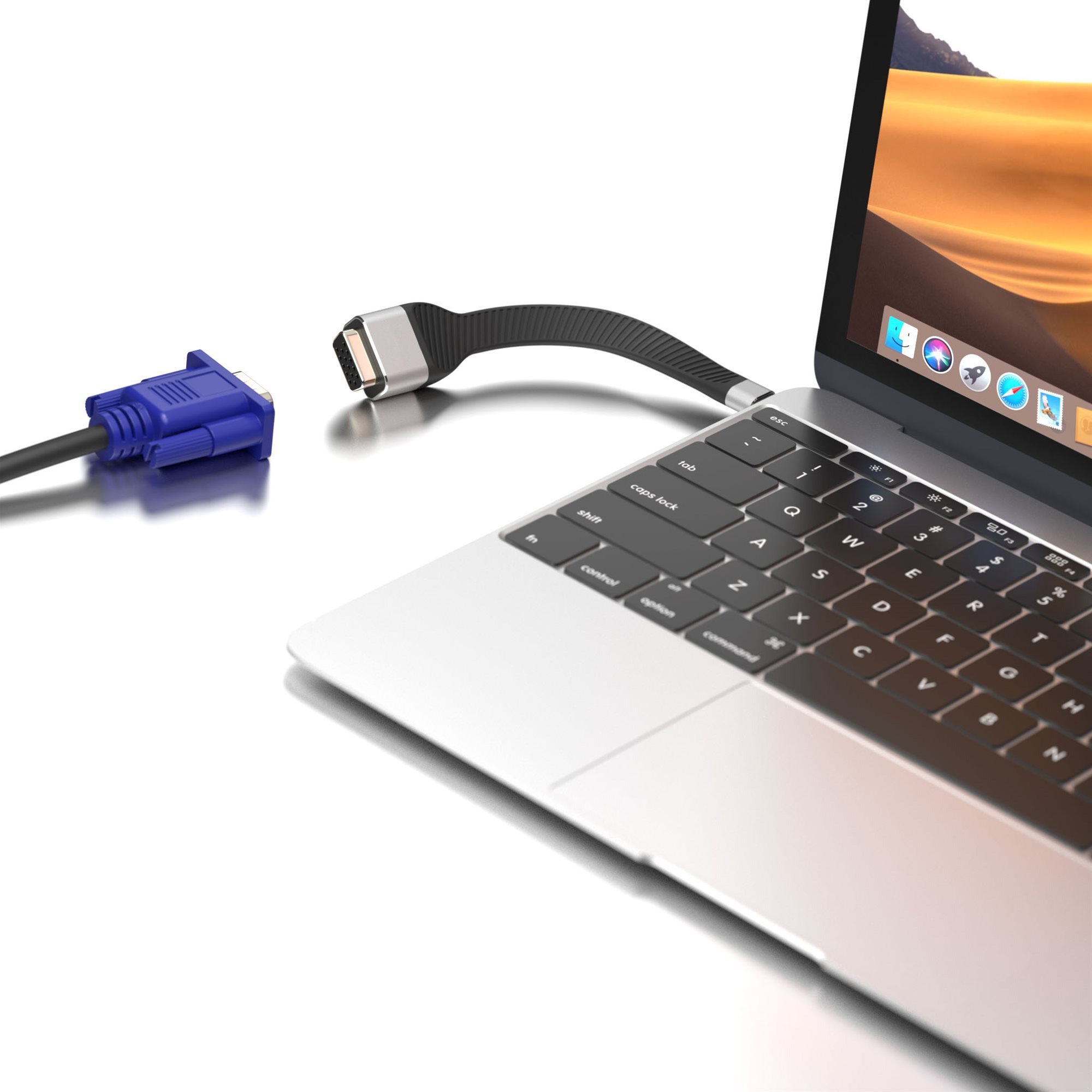 Cavo Corto Piatto USB-C™ Maschio a VGA Femmina FPC 11,95 cm - immagine 3