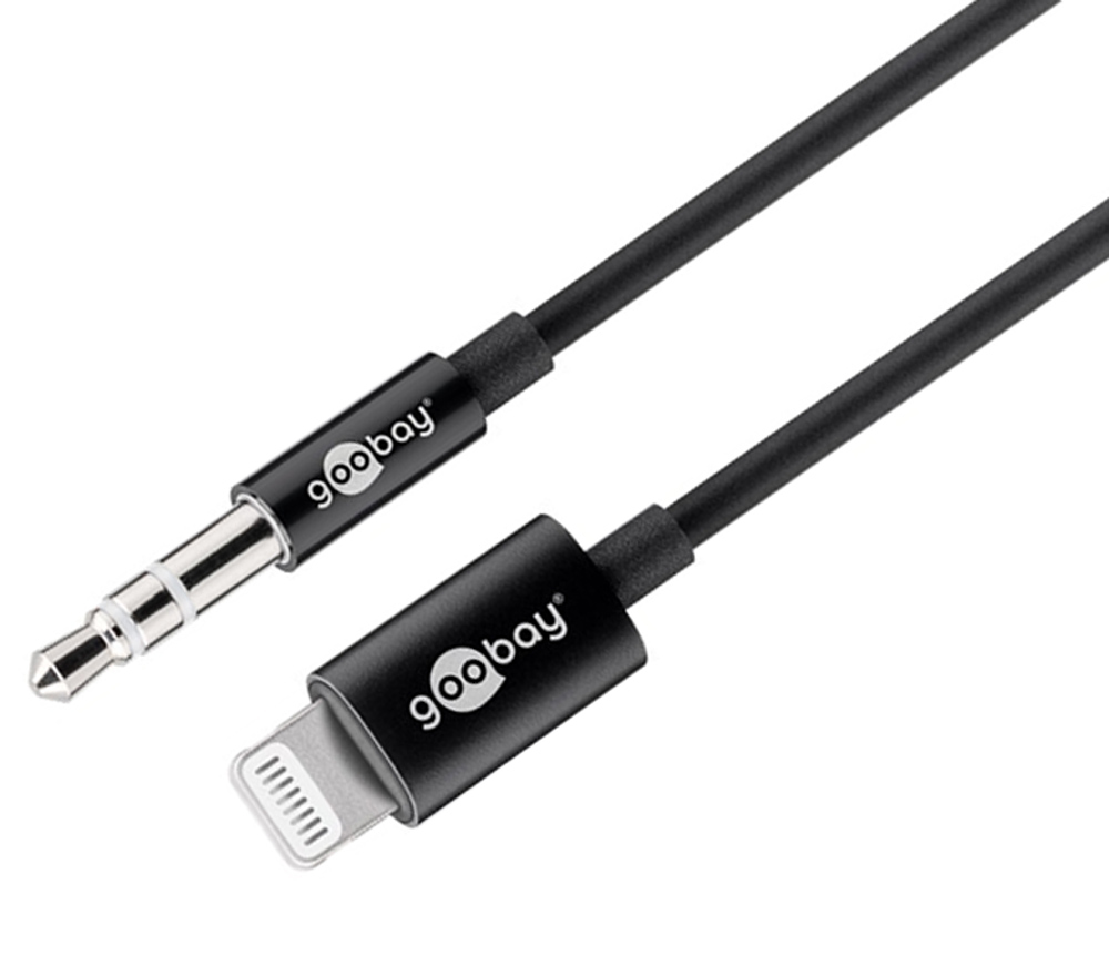 Cavo da Apple Lightning a Audio 3,5 mm M 1m Nero