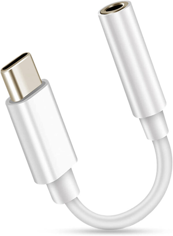 Cavo da USB-C™ Maschio a Audio 3.5 mm Femmina 12 cm Bianco
