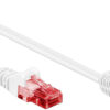 Cavo di rete Patch Connettore Angolato 90° CCA Cat.6 UTP 5m Bianco - immagine 2