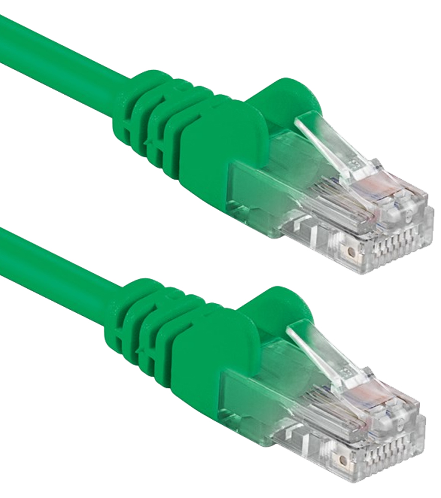 Cavo di rete Patch in CCA Cat.5E Verde U/UTP 10m - immagine 3