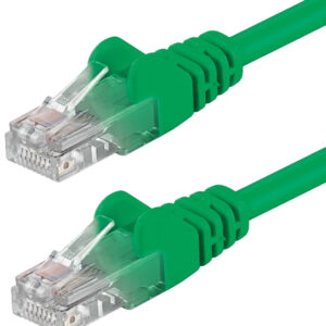 Cavo di rete Patch in CCA Cat.5E Verde U/UTP 10m