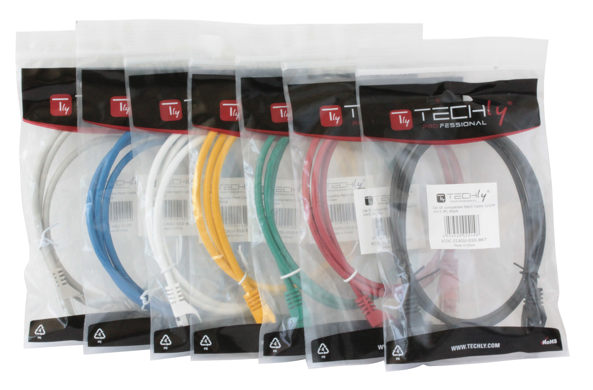 Cavo di rete Patch in CCA Cat.6 Giallo UTP 2m - immagine 6