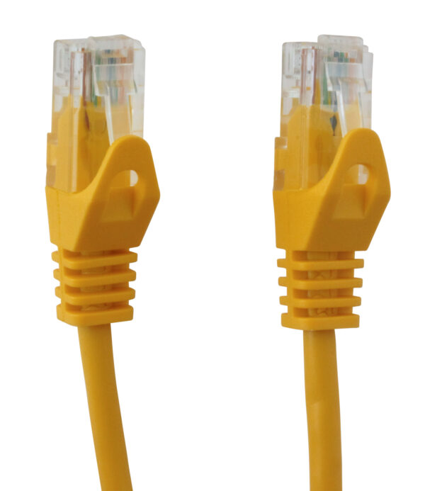 Cavo di rete Patch in CCA Cat.6 Giallo UTP 2m - immagine 4