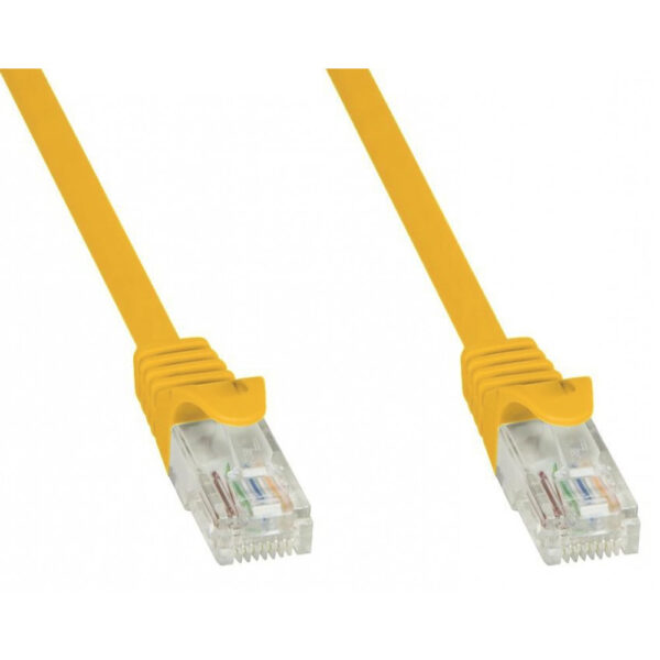 Cavo di rete Patch in CCA Cat.6 Giallo UTP 2m - immagine 3