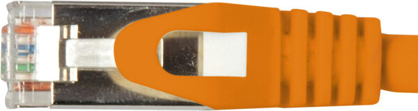 Cavo di rete Patch in CCA Schermato Cat. 6 Arancione F/UTP 2 m Bulk - immagine 5