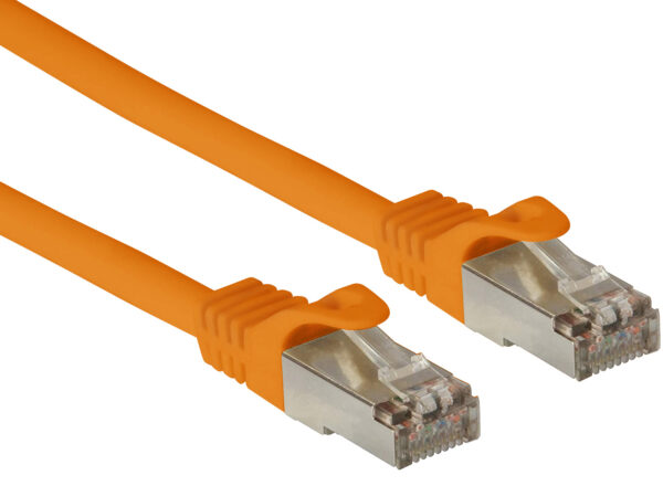 Cavo di rete Patch in CCA Schermato Cat. 6 Arancione F/UTP 2 m Bulk - immagine 2