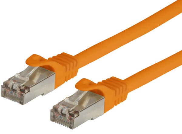 Cavo di rete Patch in CCA Schermato Cat. 6 Arancione F/UTP 2 m Bulk