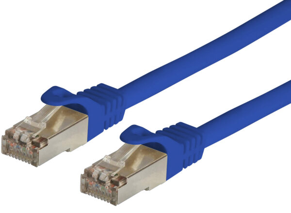 Cavo di rete Patch in CCA Schermato Cat. 6 Blu F/UTP 10 m Bulk