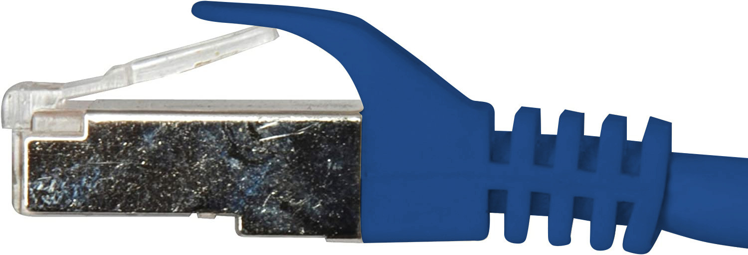 Cavo di rete Patch in CCA Schermato Cat. 6 Blu F/UTP 1 m Bulk - immagine 4