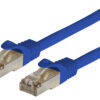 Cavo di rete Patch in CCA Schermato Cat. 6 Blu F/UTP 1 m Bulk