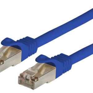 Cavo di rete Patch in CCA Schermato Cat. 6 Blu F/UTP 1 m Bulk
