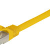 Cavo di rete Patch in CCA Schermato Cat. 6 Giallo F/UTP 0,5 m Bulk - immagine 3