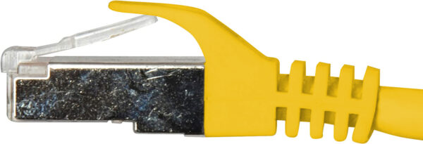 Cavo di rete Patch in CCA Schermato Cat. 6 Giallo F/UTP 0,5 m Bulk - immagine 4