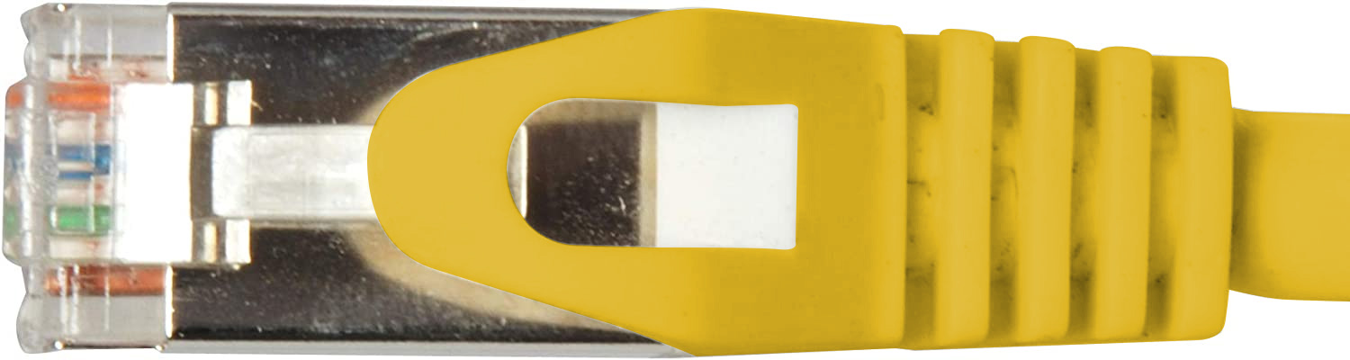 Cavo di rete Patch in CCA Schermato Cat. 6 Giallo F/UTP 0,5 m Bulk - immagine 5