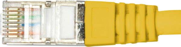 Cavo di rete Patch in CCA Schermato Cat. 6 Giallo F/UTP 0,5 m Bulk - immagine 6