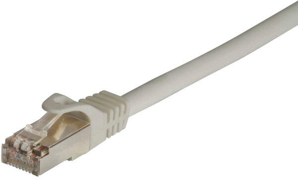 Cavo di rete Patch in CCA Schermato Cat. 6 Grigio F/UTP 1 m Bulk - immagine 3