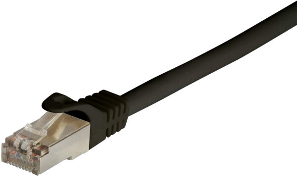Cavo di rete Patch in CCA Schermato Cat. 6 Nero F/UTP 10 m Bulk - immagine 3