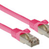 Cavo di rete Patch in CCA Schermato Cat. 6 Rosa F/UTP 1 m Bulk - immagine 2