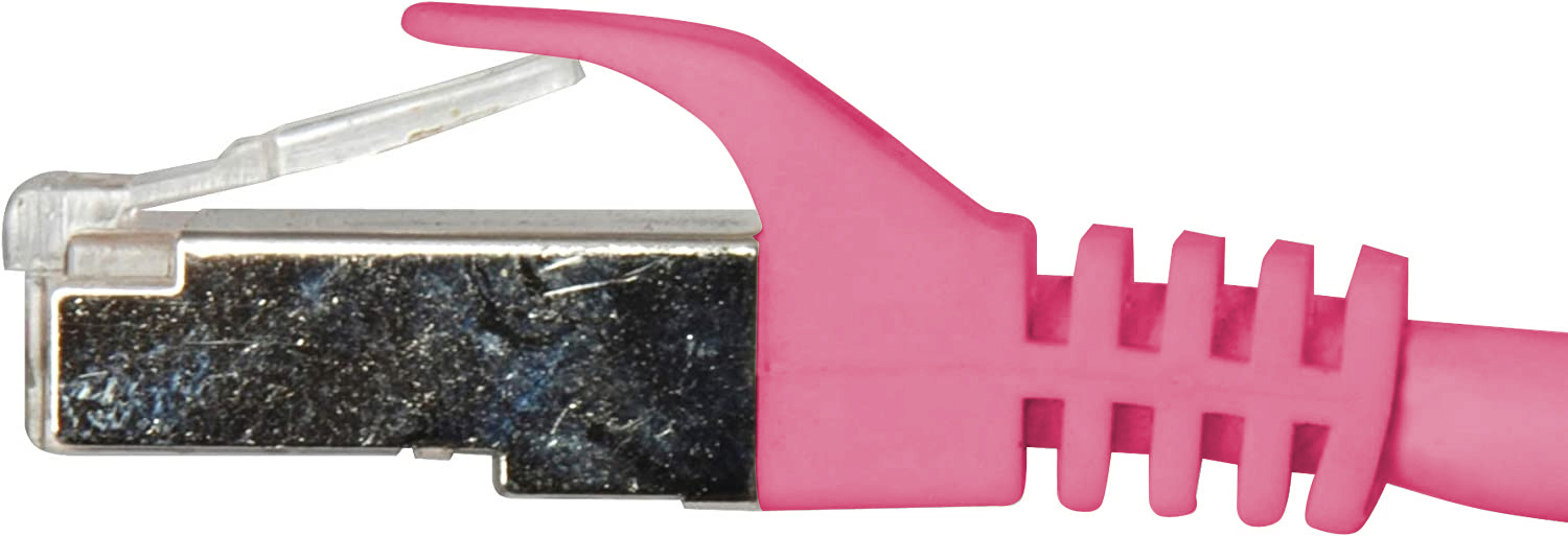 Cavo di rete Patch in CCA Schermato Cat. 6 Rosa F/UTP 2 m Bulk - immagine 4