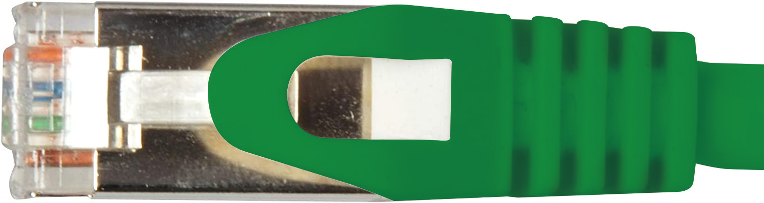 Cavo di rete Patch in CCA Schermato Cat. 6 Verde F/UTP 10 m Bulk - immagine 5