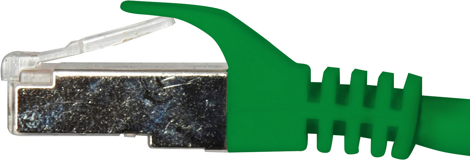 Cavo di rete Patch in CCA Schermato Cat. 6 Verde F/UTP 2 m Bulk - immagine 4