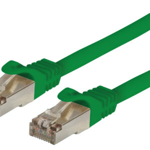 Cavo di rete Patch in CCA Schermato Cat. 6 Verde F/UTP 5 m Bulk